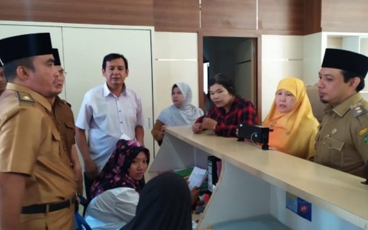  Wakil Wali Kota Bengkulu Dedy Wahyudi Sidak ke Dinas Kependudukan dan Catatan Sipil Kota Bengkulu 