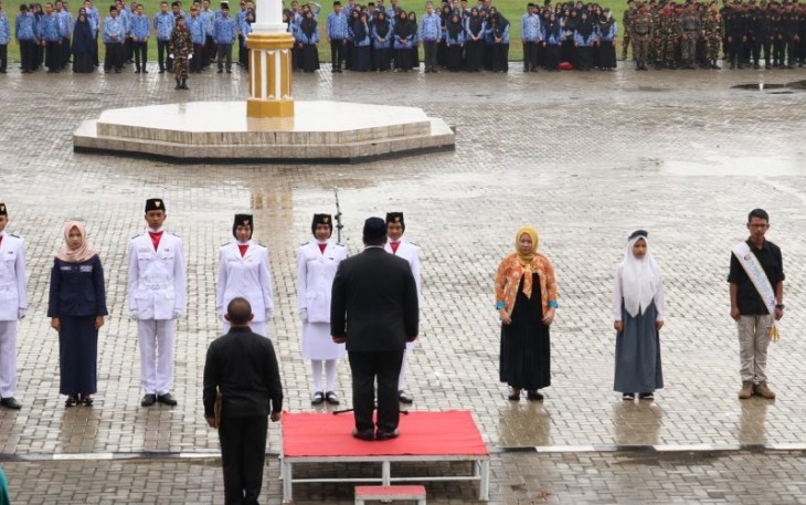 Bupati Mukomuko Choirul Huda Jadi Inspektur Upacara Peringatan Hari Sumpah Pemuda Ke 91