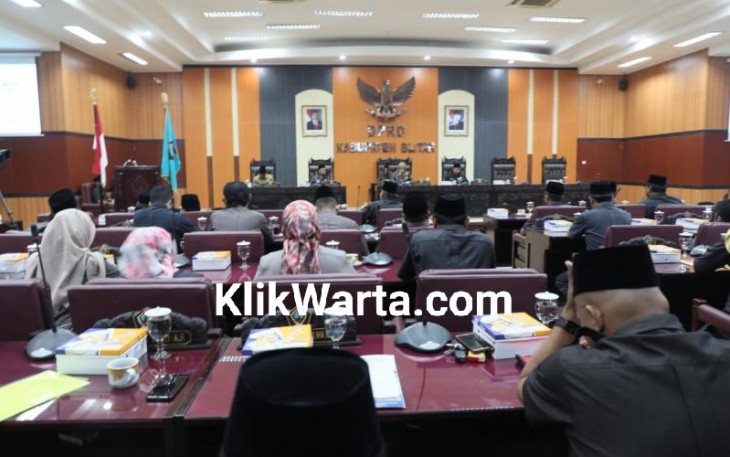 Rapat Paripurna DPRD Kabupaten Blitar 