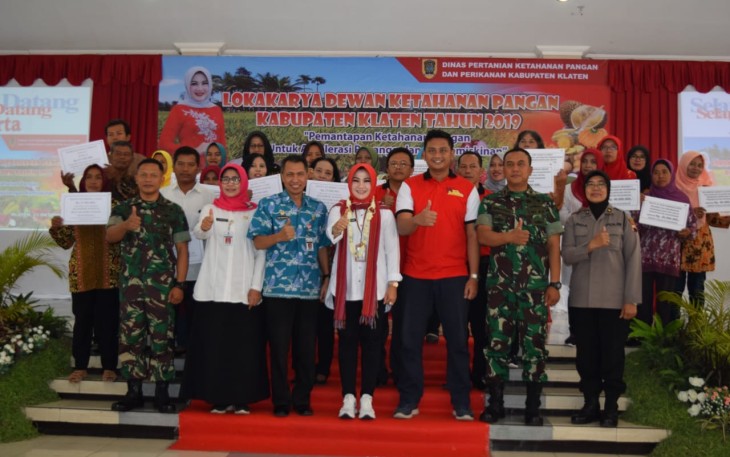 Dandim Klaten Hadiri Pembukaan Lokakarya Dewan Ketahanan Pangan Kabupaten Klaten  