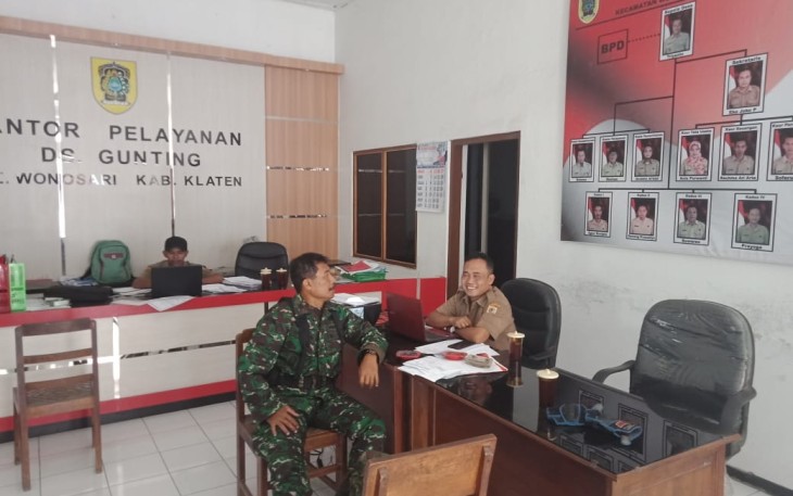 Danramil 22 Wonosari Orientasi Wilayah Diwilayah Desa Binaan   