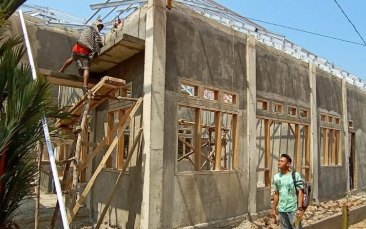 Progres Pembanguan Gedung Dinas Penanaman Modal Pelayanan Perizinan Dan Tenaga Kerja Kabupaten Mukomuko  