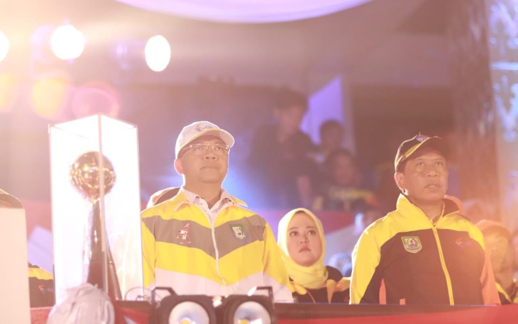 Menteri Pemuda Dan Olah Raga Zainuddin Amali Dan Gubernur Bengkulu Rohidin Mersyah
