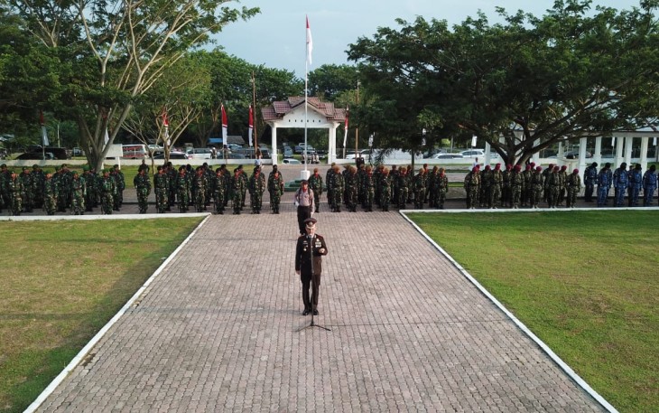 Kapolres Lhokseumawe Pimpin Peringatan Hari Pahlawan di TMP Blang Panyang