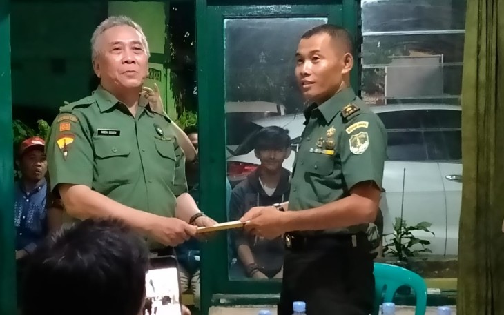 Pengukuhan Mitra Babinsa oleh Danramil 02/Matraman