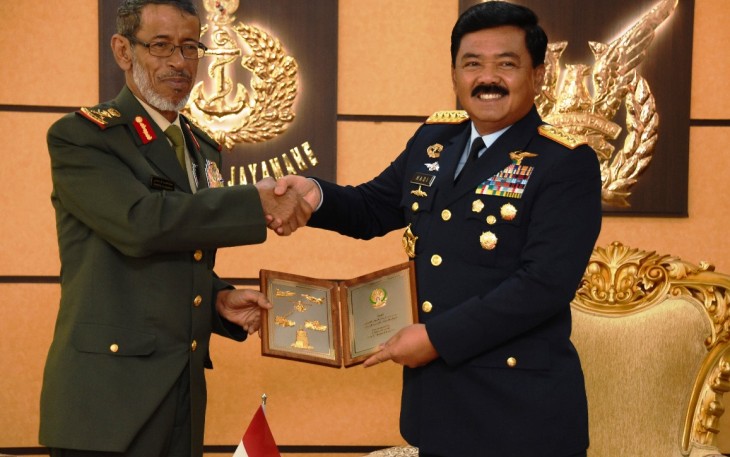 Panglima TNI Terima  Kunjungan Kehormatan  Panglima Angkatan Bersenjata Uni Emirat Arab
