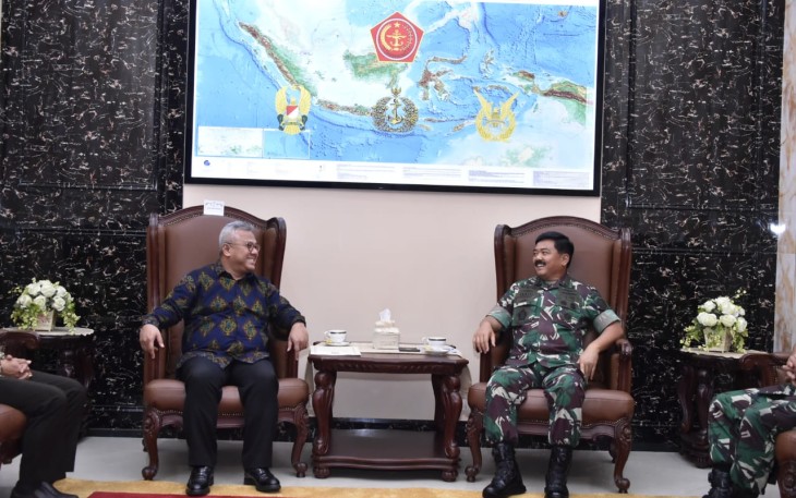 Panglima TNI Terima Audiensi Ketua KPU