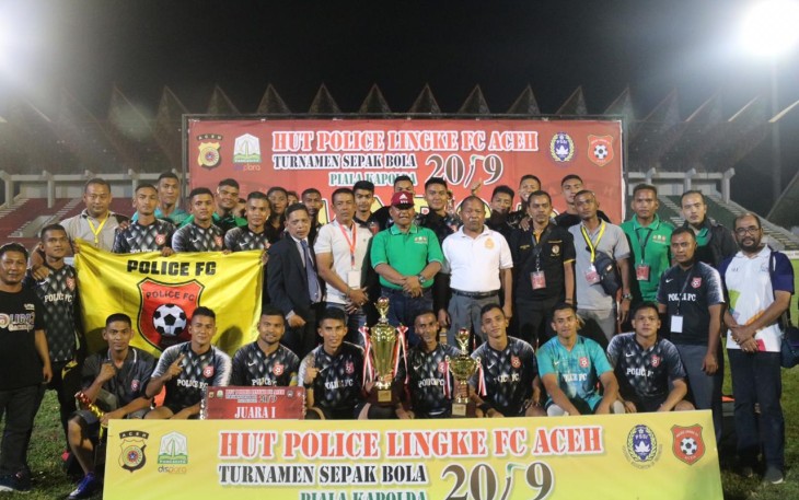 Police Lingke FC Juara Piala Kapolda Aceh Cup 2019