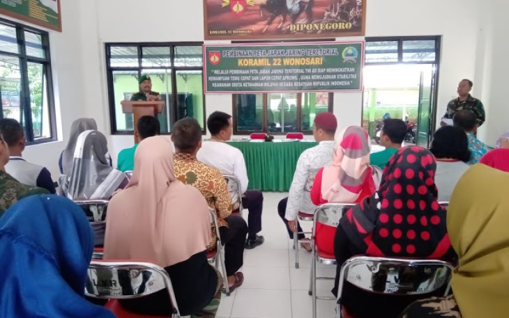 Koramil Wonosari Lakukan Pembinaan Teritorial