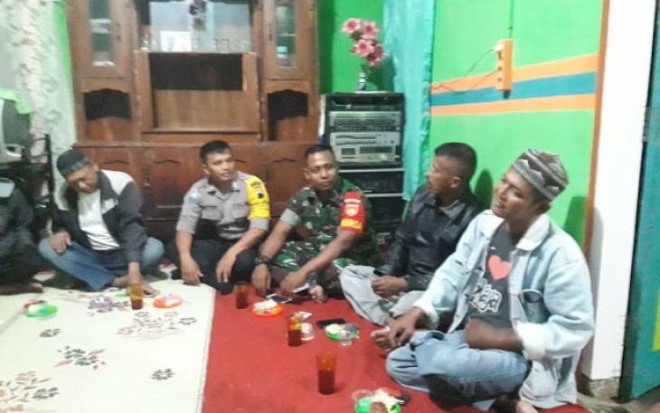 Pertemuan Linmas Desa Sukorejo Bersama Babinsa  