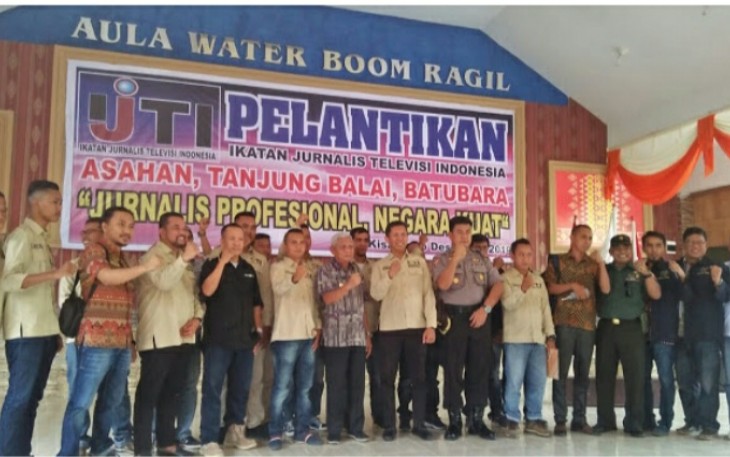 Pengukuhan pengurus IJTI Asahan 