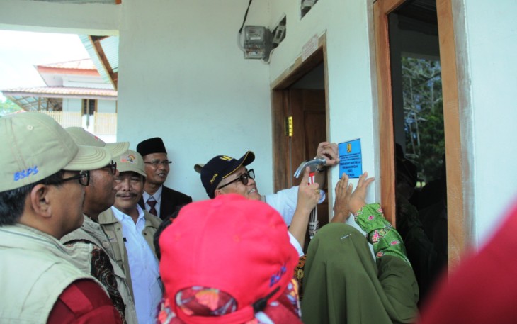 Serah Terima Bantuan Stimulan Perumahan Swadaya Tahun 2019 di Kabupaten Seluma