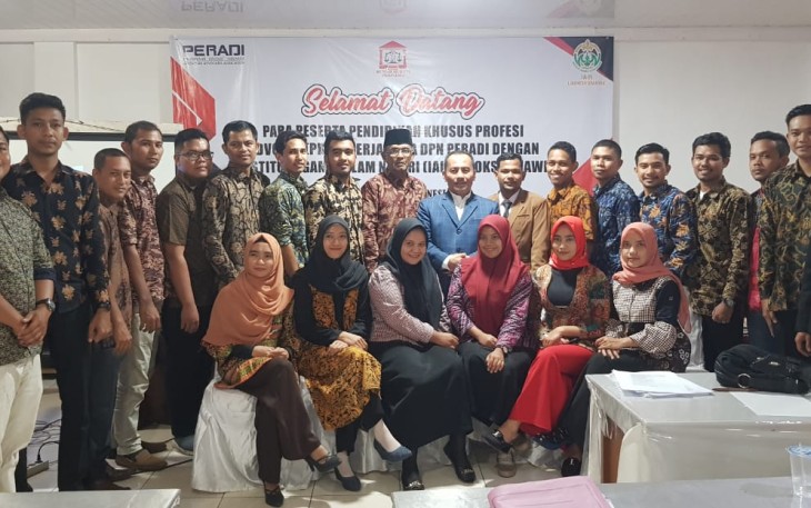 Wakil Ketua Umum DPN Peradi isi Materi Pendidikan Khusus Profesi Advokat di Lhokseumawe