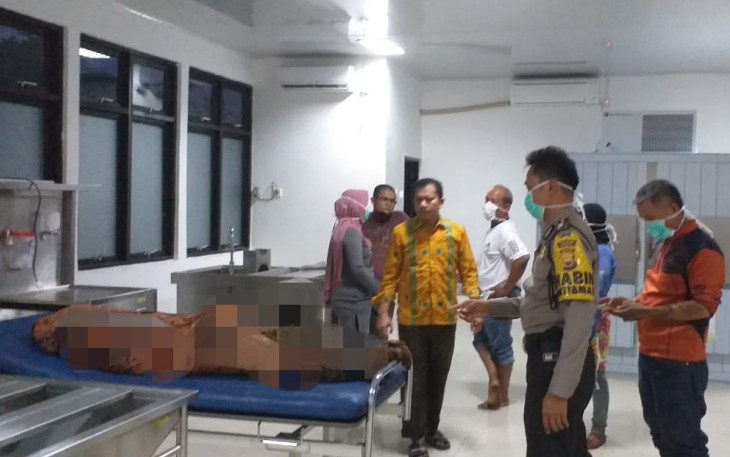 Korban saat dibawa ke rumah sakit