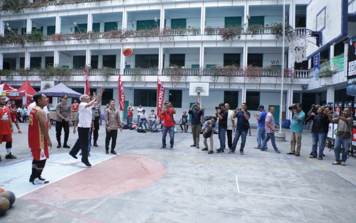 Bupati Asahan Buka Turnamen Basket Eks 3×3 Tour North Sumatera Utara KU 18 Putra-Putri
