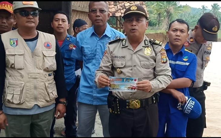 Kabag Ops Polres Pringsewu Sosialisasi Penanganan Banjir