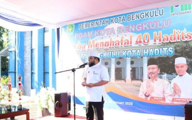 Wali Kota Bengkulu Helmi Hasan Buka Lomba Hafalan Hadist di PDAM Tirta Dharma Kota Bengkulu 