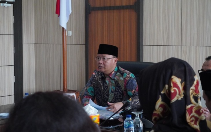 Gubernur Bengkulu Rohidin Mersyah Pimpin Rapat 