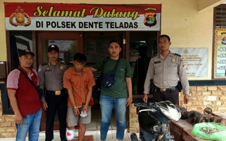 Polsek Dente Teladas Tangkap Pelaku Curas