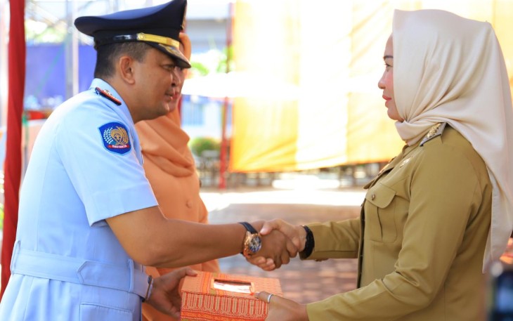 Pisah Sambut Pimpinan Rutan Kelas II B Tulang Bawang Berlangsung Lancar