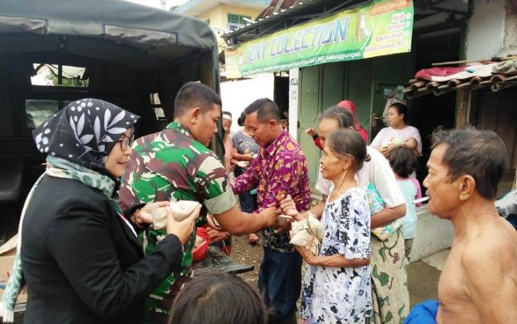 Bantuan ke Korban Banjir Ketanggungan Brebes Terus Didistribusikan