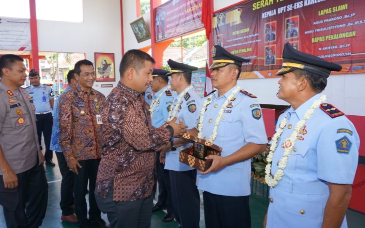 Dandim Batang Letkol Kav Henry Rudi Judianto Napitupulu Hadiri Sertijab Enam Kepala UPT di Rutan Batang