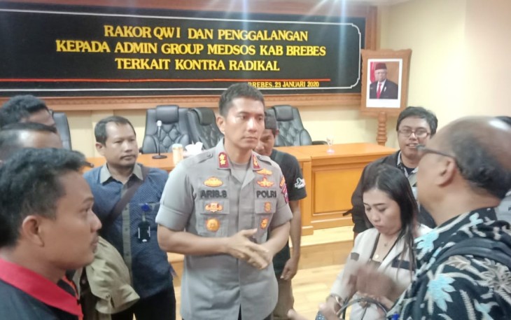 Kapolres Brebes AKBP Aris Supriyono: Admin Grup Medsos Miliki Peran Penting