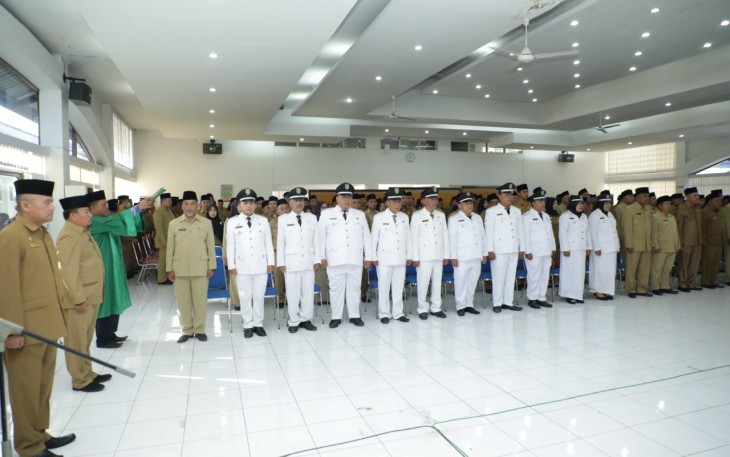 Bupati Asahan Lantik 220 Pejabat