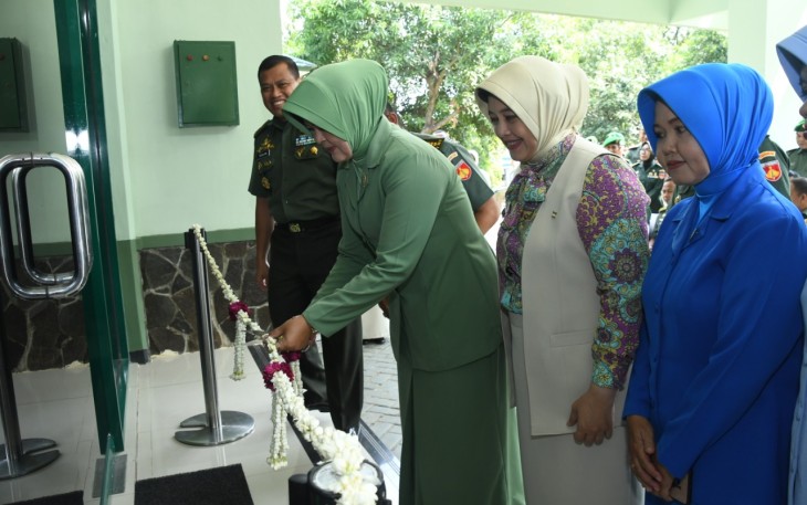 peresmian ruang kelas serta Mess SMA Kartika III-1 Banyubiru