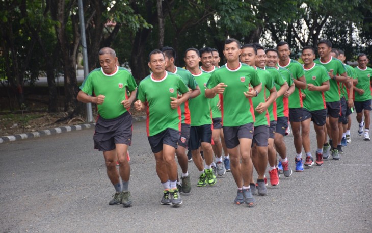 Personel Korem 141/Tp konsisten jaga kebugaran tubuh