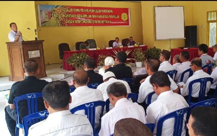 Setdakab saat membuka Penyuluhan Pertanian