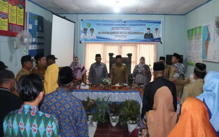 Wakil Wali Kota Bengkulu Dedy Wahyudi Hadiri Musyawarah Rencana Pembangunan Tingkat Kecamatan Kampung Melayu  