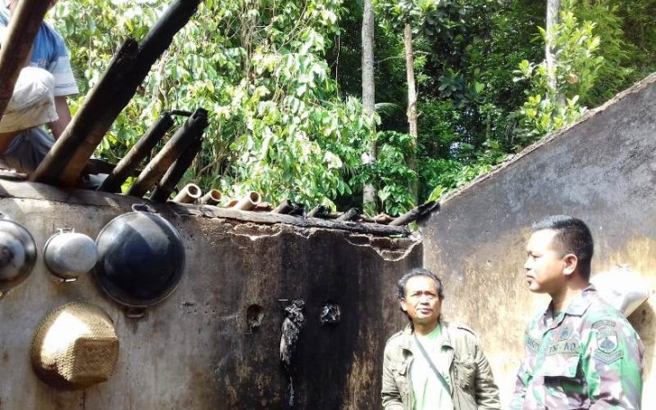 Dapur Rumah Warga di Bumiayu Brebes Terbakar