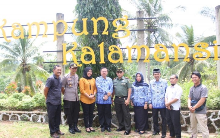 Sekretaris Daerah  Bengkulu Tengah Edy Hermansyah Saat Mengunjungi Lokasi 