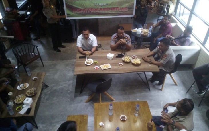 Kapolres Bitung bersama Pers Bitung gelar kemitraan
