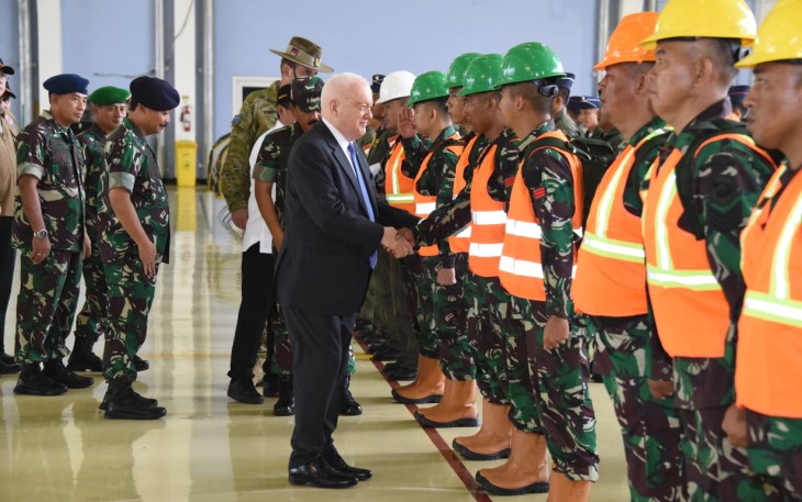 Pelepasan Satgas Garuda RI ke Australia