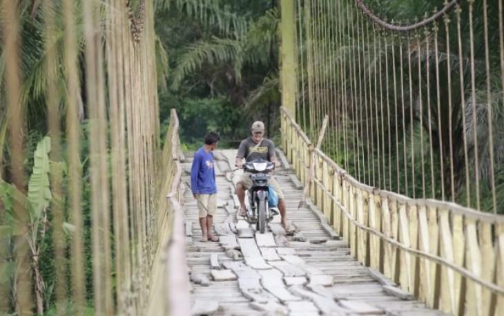 Kondisi Jembatan Gantung 