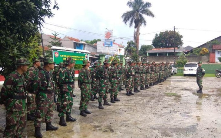 Bintara dan Tamtama Kodim Brebes Diuji Kecakapannya