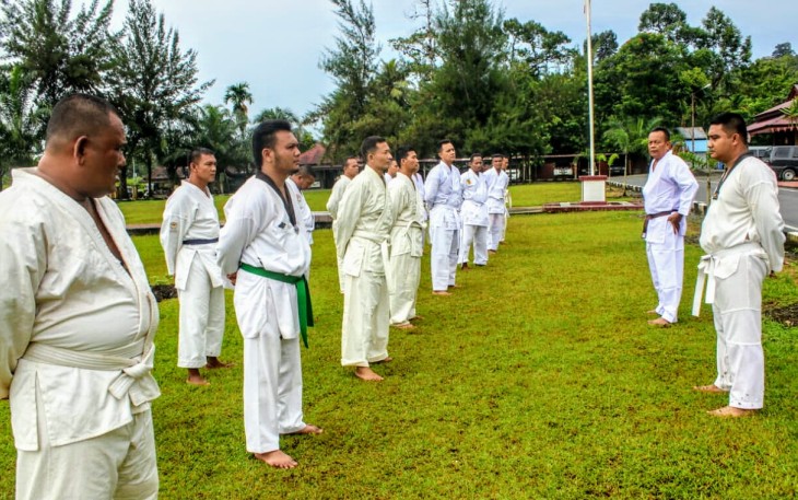 Seni Bela Diri Salah Satu Keahlian yang Harus Dimiliki Anggota Polri