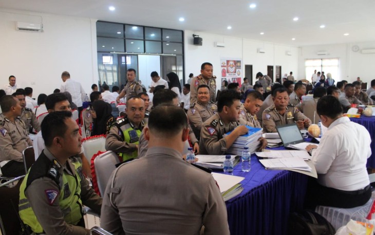 Kapolres Batu Bara Sambut Kunjungan BPK RI 