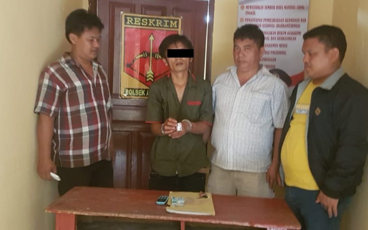 Seorang Pengendara Motor Diringkus