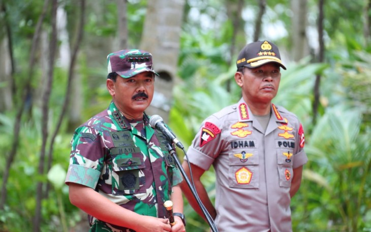 Panglima TNI dan Kapolri