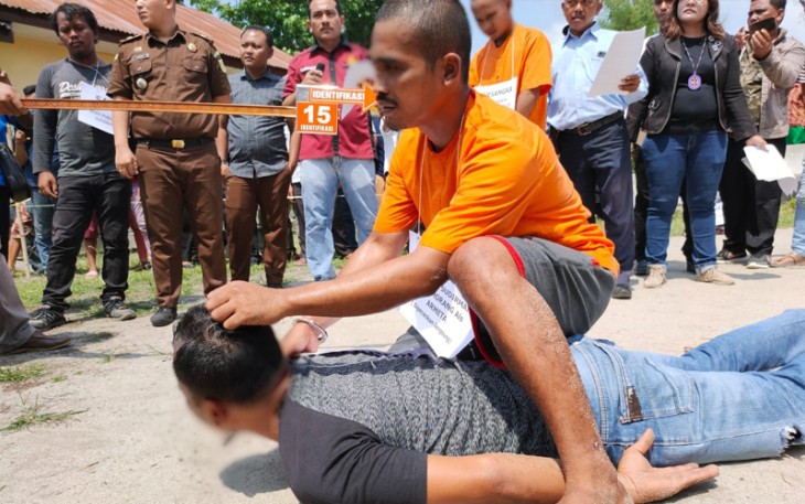 Rekonstruksi Pembunuhan Sadis
