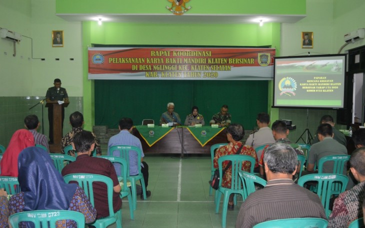  Rapat Koordinasi Pelaksanaan Karya Bakti Mandiri Klaten Bersinar
