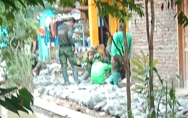 Sasaran Fisik Pra TMMD Sengkuyung Tahap II Kodim 0712/Tegal Mulai Dikerjakan