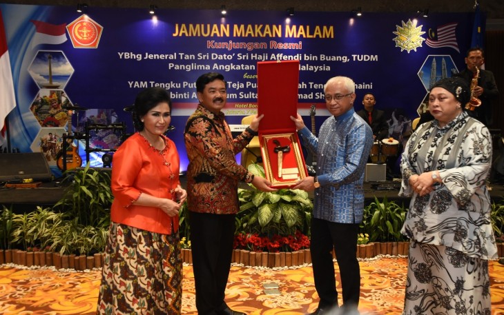 Panglima TNI Terima Kunjungan Kehormatan Panglima Angkatan Tentera Malaysia