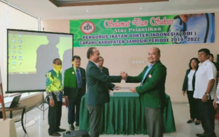 Pelantikan Pengurus IDI Kabupaten Samosir