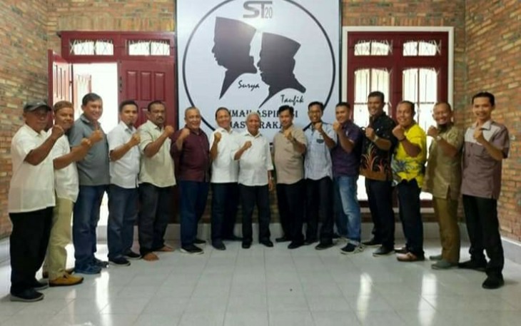 Surya-Taufik Buktikan Keseriusan Maju Pilkada 2020