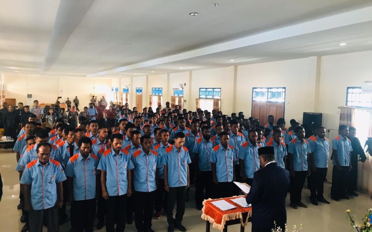 Pengambilan Sumpah Janji Anggota PPD Se-Kabupaten Raja Ampat