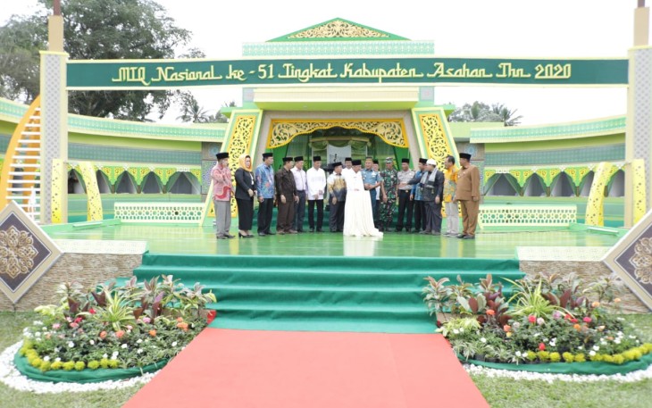 MTQ ke-51 Tingkat Kabupaten Tahun 2020 Resmi Dibuka Bupati Asahan 